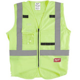 Milwaukee Tool Hi Vis Yellow Safety Vest - S/M
