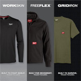 Milwaukee Tool WORKSKIN Hooded Sun Shirt - SANDSTONE XL