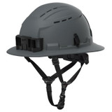 Milwaukee Tool BOLT Gray Full Brim Vented Safety Helmet - Type 2, Class C