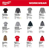 Milwaukee Tool Heavy Duty T-Shirt - Short Sleeve Logo Red M