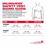 Milwaukee Tool Class 2 Breakaway High Visibility Yellow Mesh Safety Vest - 4XL/5XL