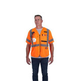 Milwaukee Tool Class 3 High Visibility Orange Mesh Safety Vest - S/M
