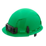 Milwaukee Tool BOLT Green Front Brim Vented Hard Hat w/6pt Ratcheting Suspension (USA) - Type 1, Class C