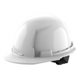 Milwaukee Tool BOLT White Front Brim Hard Hat w/4pt Ratcheting Suspension (USA) - Type 1, Class E
