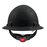 Milwaukee Tool BOLT Black Full Brim Hard Hat w/4pt Ratcheting Suspension (USA) - Type 1, Class E