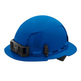 Milwaukee Tool BOLT Blue Full Brim Vented Hard Hat w/4pt Ratcheting Suspension (USA) - Type 1, Class C