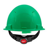 Milwaukee Tool BOLT Green Front Brim Vented Hard Hat w/4pt Ratcheting Suspension (USA) - Type 1, Class C
