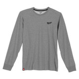 Milwaukee Tool HYBRID WORK TEE- LS GRAY 2X