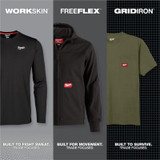 Milwaukee Tool GRIDIRON Pocket T-Shirt - Short Sleeve Brown M