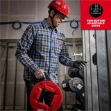 Milwaukee Tool GRIDIRON Flannel Shirt - Blue - S