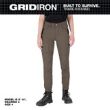 Milwaukee Tool Women's GRIDIRON Double Knee Jogger Pants - Brown - Size 6
