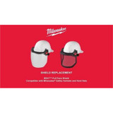 Milwaukee Tool 10pk Mesh Shield Replacement (No-brim Helmet Only Mount)