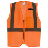 Milwaukee Tool Class 2 High Visibility Orange Mesh One Pocket Safety Vest - 4X/5X
