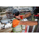 Milwaukee Tool BOLT Yellow Front Brim Vented Safety Helmet with IMPACT ARMOR Liner (USA) - Type 2, Class C
