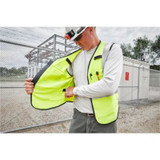 Milwaukee Tool AR/FR Cat. 1 Class 3 High Visibility Yellow Safety Vest - S/M