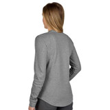 Milwaukee Tool Womens FREEFLEX Hybrid Tee - Long Sleeve Gray XL
