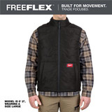 Milwaukee Tool FREEFLEX Lightweight Insulated Vest Black S