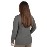 Milwaukee Tool Womens GRIDIRON Pocket T-Shirt - Long Sleeve Gray XS