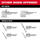 Milwaukee Tool 5 Pc SHOCKWAVE Impact Metric Drill and Tap Bit Set
