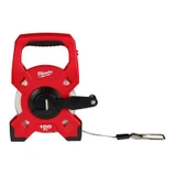 Milwaukee Tool 100ft Fiberglass Open Reel Long Tape Measure