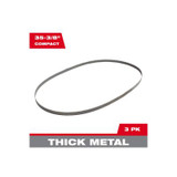 Milwaukee Tool 10 TPI Compact Portable Band Saw Blade 3PK