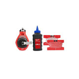 Milwaukee Tool 100 Ft. Precision Line Chalk Reel Kit with Bonus Bold Line and Blue Chalk