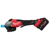 Milwaukee Tool M18 FUEL 4-1/2 Inch-6 Inch Variable Speed Braking Grinder, Paddle Switch w/ ONE-KEY Kit