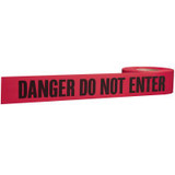 Milwaukee Tool 1000' Premium Red Barricade Tape-Danger Do Not Enter