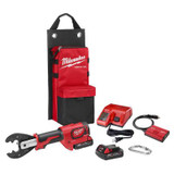 Milwaukee Tool M18FORCE LOGIC 6T Utility Crimper Kit with D3 Grooves and Fixed BG Die