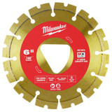 Milwaukee Tool Yellow 6" x .100" Diamond Blade for Green Concrete