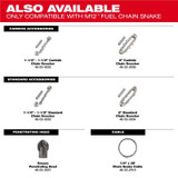 Milwaukee Tool 2 Inch Carbide Chain Knocker for 1/4 Inch Chain Snake Cable