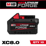 Milwaukee Tool M18 REDLITHIUM FORGE XC8.0 Battery - 10 Pack