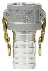 2" Type C Cam & Groove Coupler x Hose Shank Aluminum