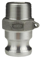 2-1/2" Aluminum Cam & Groove Type F Adapter x Male NPT