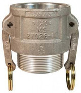 3" Aluminum Type B Cam & Groove Coupler x Male NPT