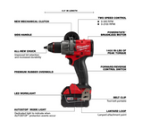 Milwaukee M18 FUEL 2-Tool Combo Kit