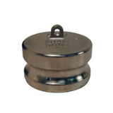 3" Stainless Steel Type DP Cam & Groove Dust Plug