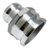 4" x 3" Aluminum Cam & Groove Type AA Adapter x Adapter Fitting