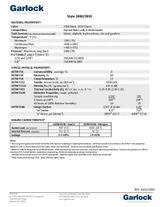 Garlock 2900/2950 Material Specifications