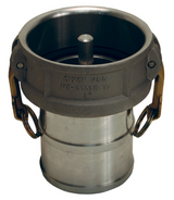 4" Aluminum Vapor Recovery Coupler w/Probe x Hose Shank