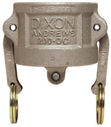 4" Type DC Aluminum Cam & Groove Dust Cap