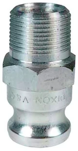 4" Type F Aluminum Cam & Groove Adapter x Male NPT