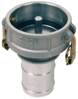 4" Aluminum Female Vapor Recovery Coupler x 3" Hose Shank w/Probe