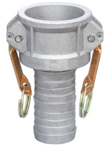 Dixon 1-1/2" Type C Aluminum Camlock Female Coupler x Hose Barb