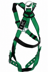 MSA XS V-Form Safety Harness w/ Padded Tongue Buckle Leg Straps