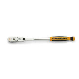 GearWrench 1/4 Inch Drive 120XP Dual Material Handle Locking Flex Head Ratchet 9 Inch