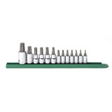 GearWrench 13 Piece 1/4 Inch, 3/8 Inch & 1/2 Inch Drive Torx Bit Socket Set
