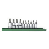 GearWrench 10 Piece 1/4 Inch & 3/8 Inch Drive Torx Bit Socket Set