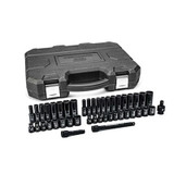 GearWrench 44 Piece 3/8 Inch Drive 6 Point Standard & Deep Impact SAE/Metric Socket Set