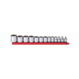 GearWrench 13 Piece 3/8 Inch Drive 6 Point Standard SAE Socket Set